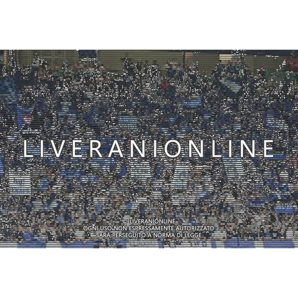 Milano 1-10-2019 Stadio Giuseppe Meazza - San Siro UEFA Champions League fase a gironi 2° giornata gruppo C Atalanta vs Shakhtar Donetsk nella foto tifosi dell\'Atalanta sugli spalti di San Siro foto Roberto Garavaglia - ag. Aldo Liverani sas/ AGENZIA ALDO LIVERANI SAS