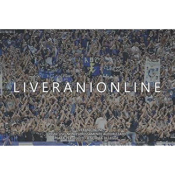 Milano 1-10-2019 Stadio Giuseppe Meazza - San Siro UEFA Champions League fase a gironi 2° giornata gruppo C Atalanta vs Shakhtar Donetsk nella foto tifosi dell\'Atalanta sugli spalti di San Siro foto Roberto Garavaglia - ag. Aldo Liverani sas/ AGENZIA ALDO LIVERANI SAS