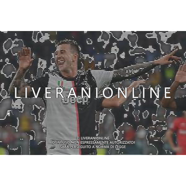 Torino 1.10.2019 Stadio Allianz Stadium Juventus vs Leverkusen Gruppo D Giornata 2 di 6 ©Falzone/Agenzia Aldo Liverani NELLA FOTO : Esultanza gol di Federico Bernardeschi / AGENZIA ALDO LIVERANI SAS