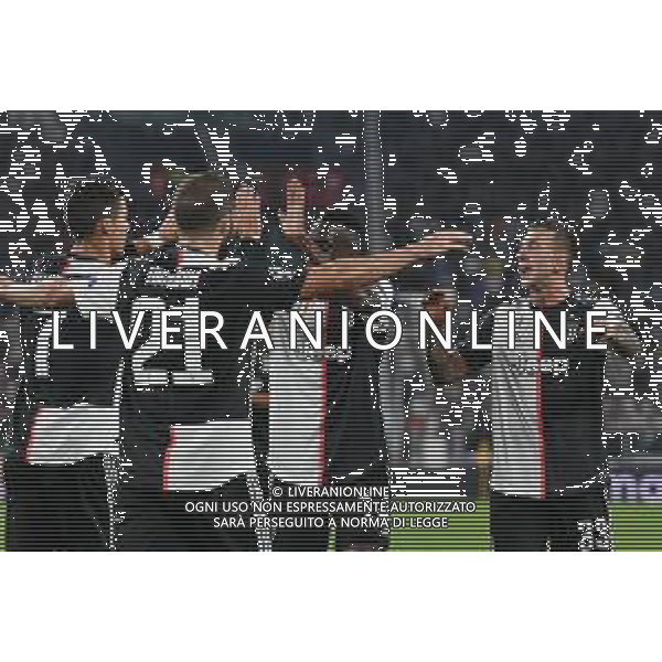Torino 1.10.2019 Stadio Allianz Stadium Juventus vs Leverkusen Gruppo D Giornata 2 di 6 ©Falzone/Agenzia Aldo Liverani NELLA FOTO : Esultanza gol di Federico Bernardeschi / AGENZIA ALDO LIVERANI SAS