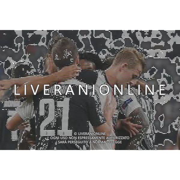 Torino 1.10.2019 Stadio Allianz Stadium Juventus vs Leverkusen Gruppo D Giornata 2 di 6 ©Falzone/Agenzia Aldo Liverani NELLA FOTO : Esultanza gol di Federico Bernardeschi / AGENZIA ALDO LIVERANI SAS