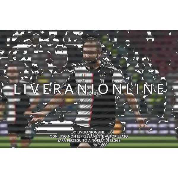 Torino 1.10.2019 Stadio Allianz Stadium Juventus vs Leverkusen Gruppo D Giornata 2 di 6 ©Falzone/Agenzia Aldo Liverani NELLA FOTO : Esultanza gol di Gonzalo Higuain / AGENZIA ALDO LIVERANI SAS