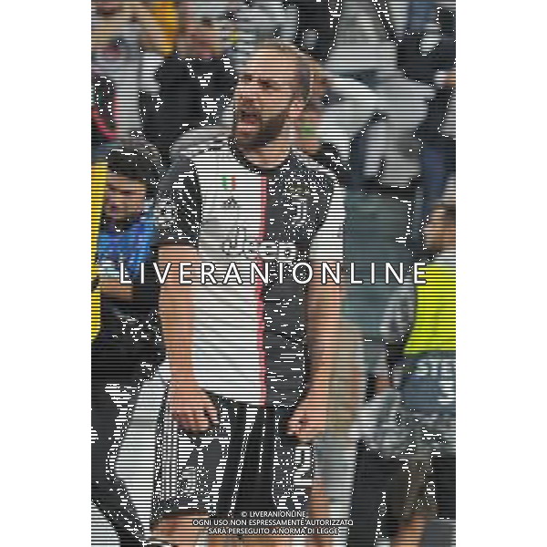 Torino 1.10.2019 Stadio Allianz Stadium Juventus vs Leverkusen Gruppo D Giornata 2 di 6 ©Falzone/Agenzia Aldo Liverani NELLA FOTO : Esultanza gol di Gonzalo Higuain / AGENZIA ALDO LIVERANI SAS
