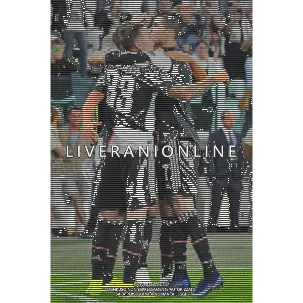Torino 1.10.2019 Stadio Allianz Stadium Juventus vs Leverkusen Gruppo D Giornata 2 di 6 ©Falzone/Agenzia Aldo Liverani NELLA FOTO : Esultanza gol di Gonzalo Higuain / AGENZIA ALDO LIVERANI SAS