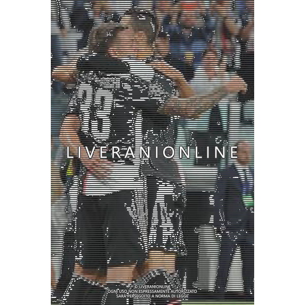 Torino 1.10.2019 Stadio Allianz Stadium Juventus vs Leverkusen Gruppo D Giornata 2 di 6 ©Falzone/Agenzia Aldo Liverani NELLA FOTO : Esultanza gol di Gonzalo Higuain / AGENZIA ALDO LIVERANI SAS
