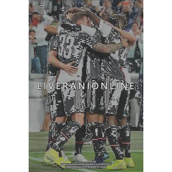Torino 1.10.2019 Stadio Allianz Stadium Juventus vs Leverkusen Gruppo D Giornata 2 di 6 ©Falzone/Agenzia Aldo Liverani NELLA FOTO : Esultanza gol di Gonzalo Higuain / AGENZIA ALDO LIVERANI SAS