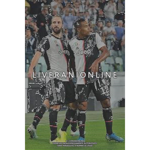 Torino 1.10.2019 Stadio Allianz Stadium Juventus vs Leverkusen Gruppo D Giornata 2 di 6 ©Falzone/Agenzia Aldo Liverani NELLA FOTO : Esultanza gol di Gonzalo Higuain / AGENZIA ALDO LIVERANI SAS