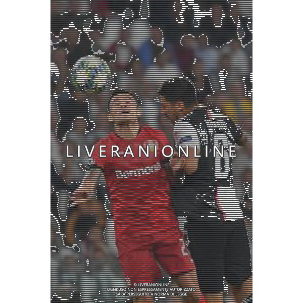 Torino 1.10.2019 Stadio Allianz Stadium Juventus vs Leverkusen Gruppo D Giornata 2 di 6 ©Falzone/Agenzia Aldo Liverani NELLA FOTO : Sami Khedira- Charles Aránguiz / AGENZIA ALDO LIVERANI SAS