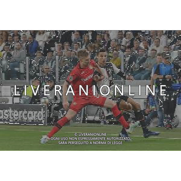 Torino 1.10.2019 Stadio Allianz Stadium Juventus vs Leverkusen Gruppo D Giornata 2 di 6 ©Falzone/Agenzia Aldo Liverani NELLA FOTO : Cristiano Ronaldo- Mitchell Weiser / AGENZIA ALDO LIVERANI SAS