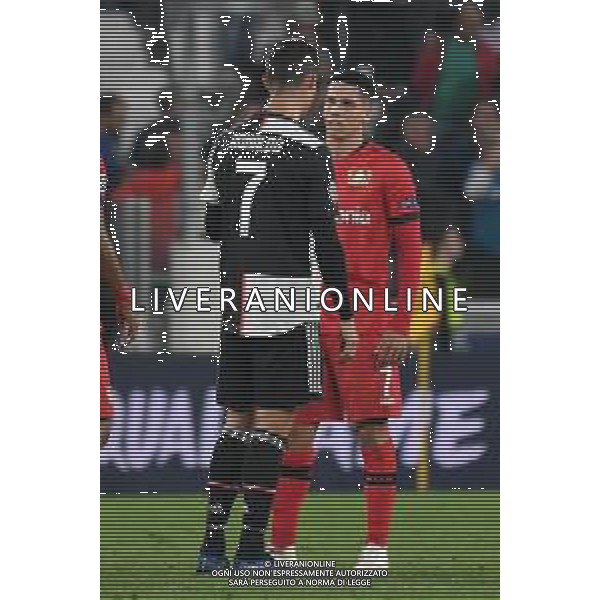 Torino 1.10.2019 Stadio Allianz Stadium Juventus vs Leverkusen Gruppo D Giornata 2 di 6 ©Falzone/Agenzia Aldo Liverani NELLA FOTO : Paulinho-Cristiano Ronaldo / AGENZIA ALDO LIVERANI SAS