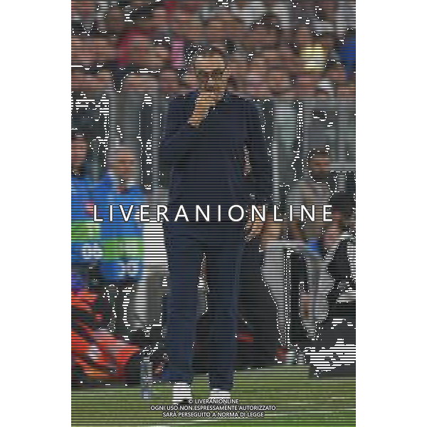 Torino 1.10.2019 Stadio Allianz Stadium Juventus vs Leverkusen Gruppo D Giornata 2 di 6 ©Falzone/Agenzia Aldo Liverani NELLA FOTO : Maurizio Sarri / AGENZIA ALDO LIVERANI SAS