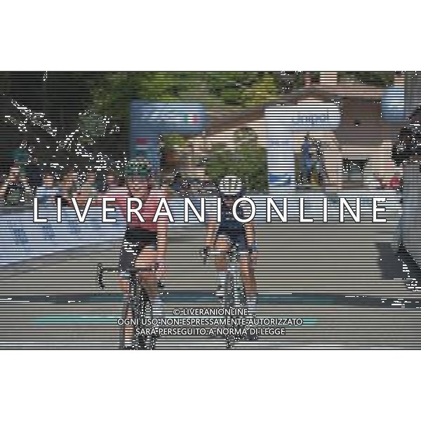 04-10-2019 Giro Dell\'emilia Donne; 2019, Parkhotel Valkenburg; 2019, Trek - Segafredo Women; Vollering, Demi; Longo Borghini, Elisa; Bologna - San Luca; ©SIROTTI / AGENZIA ALDO LIVERANI SAS