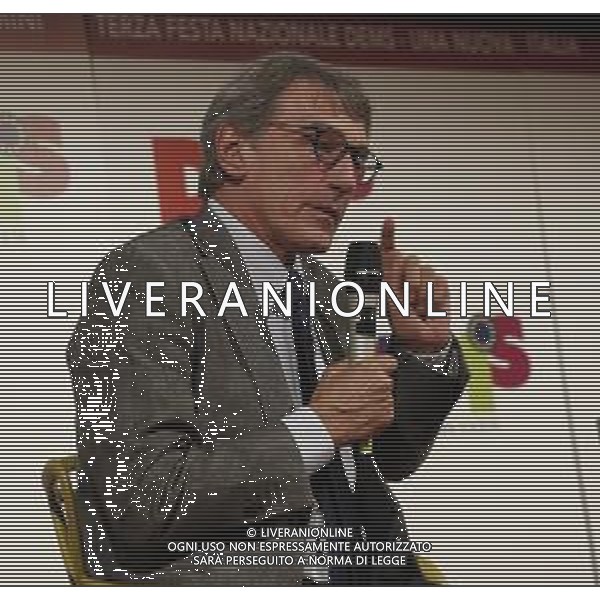 UNA NUOVA ITALIA - Terza festa Nazionale DEMS a Rimini 05/10/2019 nella foto:David Sassoli presidente del Parlamento Europeo ©Claudio Zamagni/Agenzia Aldo Liverani s.a.s