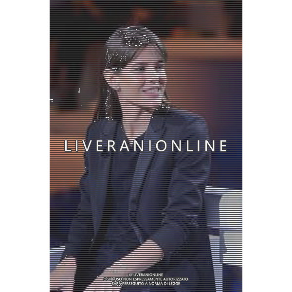 CHARLOTTE CASIRAGHI durante l\'intervista di apertura della prima puntata de \' Le Parole della Settimana \' condotto da Massimo Gramellini presso gli studi Rai di Milano 05.10.2019 ©Gazzaniga / AGENZIA ALDO LIVERANI SAS