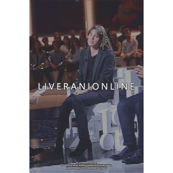 CHARLOTTE CASIRAGHI durante l\'intervista di apertura della prima puntata de \' Le Parole della Settimana \' condotto da Massimo Gramellini presso gli studi Rai di Milano 05.10.2019 ©Gazzaniga / AGENZIA ALDO LIVERANI SAS