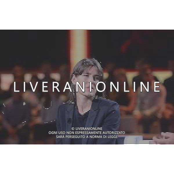 CHARLOTTE CASIRAGHI durante l\'intervista di apertura della prima puntata de \' Le Parole della Settimana \' condotto da Massimo Gramellini presso gli studi Rai di Milano 05.10.2019 ©Gazzaniga / AGENZIA ALDO LIVERANI SAS
