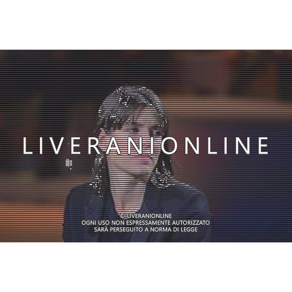 CHARLOTTE CASIRAGHI durante l\'intervista di apertura della prima puntata de \' Le Parole della Settimana \' condotto da Massimo Gramellini presso gli studi Rai di Milano 05.10.2019 ©Gazzaniga / AGENZIA ALDO LIVERANI SAS