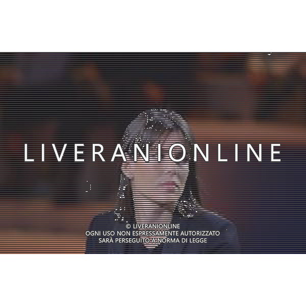 CHARLOTTE CASIRAGHI durante l\'intervista di apertura della prima puntata de \' Le Parole della Settimana \' condotto da Massimo Gramellini presso gli studi Rai di Milano 05.10.2019 ©Gazzaniga / AGENZIA ALDO LIVERANI SAS