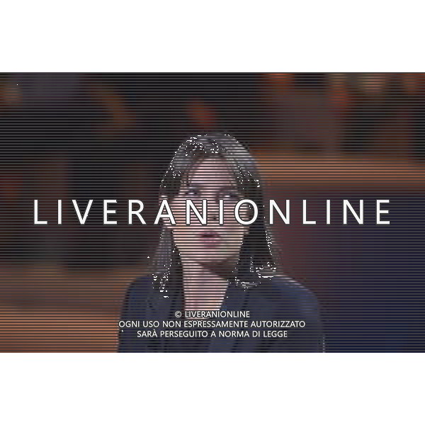 CHARLOTTE CASIRAGHI durante l\'intervista di apertura della prima puntata de \' Le Parole della Settimana \' condotto da Massimo Gramellini presso gli studi Rai di Milano 05.10.2019 ©Gazzaniga / AGENZIA ALDO LIVERANI SAS