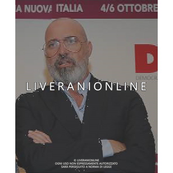 UNA NUOVA ITALIA - Terza festa Nazionale DEMS a Rimini 05/10/2019 nella foto: Stefano Bonaccini presidente della regione Emilia-Romagna ©Claudio Zamagni/Agenzia Aldo Liverani s.a.s