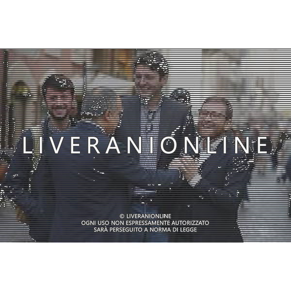 UNA NUOVA ITALIA - Terza festa Nazionale DEMS a Rimini 05/10/2019 nella foto: Giuseppe Luciano Calogero Provenzano Ministro del Sud e Giulio Calvisi sottosegretario al ministero della difesa ©Claudio Zamagni/Agenzia Aldo Liverani s.a.s