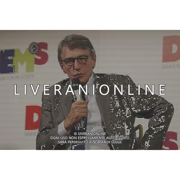 UNA NUOVA ITALIA - Terza festa Nazionale DEMS a Rimini 05/10/2019 nella foto: David Sassoli presidente del Parlamento Europeo ©Claudio Zamagni/Agenzia Aldo Liverani s.a.s