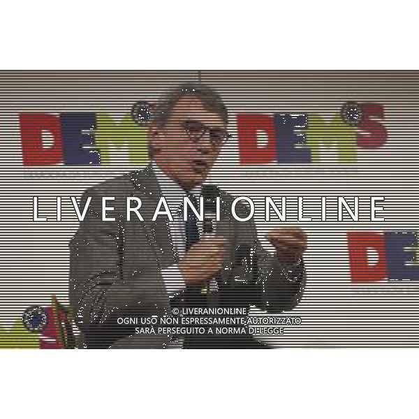 UNA NUOVA ITALIA - Terza festa Nazionale DEMS a Rimini 05/10/2019 nella foto: David Sassoli presidente del Parlamento Europeo ©Claudio Zamagni/Agenzia Aldo Liverani s.a.s