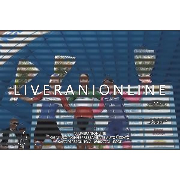 06-10-2019 Gp Beghelli Donne; 2019, Italia; 2019, Parkhotel Valkenburg; 2019, Valcar Cylance; Bastianelli, Marta; Wiebes, Lorena; Consonni, Chara; Monteveglio; FOTO STEFANO SIROTTI-AG ALDO LIVERANI SAS