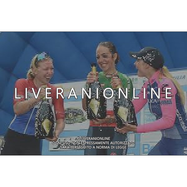 06-10-2019 Gp Beghelli Donne; 2019, Italia; 2019, Parkhotel Valkenburg; 2019, Valcar Cylance; Bastianelli, Marta; Wiebes, Lorena; Consonni, Chara; Monteveglio; FOTO STEFANO SIROTTI-AG ALDO LIVERANI SAS