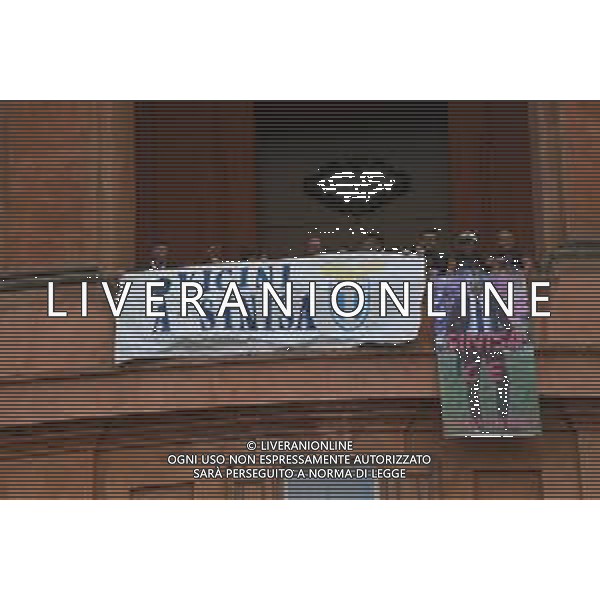 06-10-2019 BOLOGNA SANTUARIO DI SAN LUCA I TIFOSI DI BOLOGNA E LAZIO IN PROCESSIONE PER SINISA MIHAJLOVIC RICOVERATO IN OSPEDALE PER LEUCEMIA FOTO OPTIMA-AG ALDO LIVERANI SAS