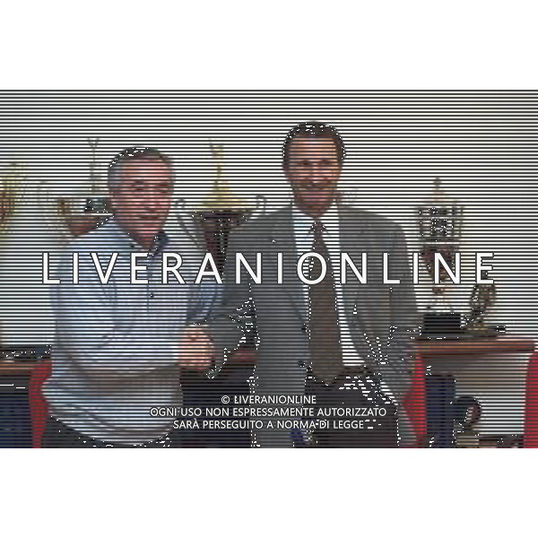 23-01-2001 MONZA PRESENTAZIONE DEL NUOVO ALLENATORE DEL CALCIO MONZA GAETANO SALVEMINI AG ALDO LIVERANI SAS