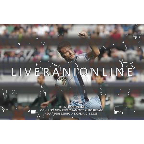 Bologna - Lazio Campionato di Calcio Serie A TIM 06/10/2019 nella foto: Esultanza di Ciro Immobile (s.s.lazio) dopo il gol ©Claudio Zamagni/Agenzia Aldo Liverani Immobile Ciro (s.s.lazio) celebrates after scoring a goal during Italian Serie A soccer match between BOLOGNA F.C. and S.S. LAZIO at Renato Dall\'Ara Stadium in Bologna on October 06 2019 photo credit by Claudio Zamagni/Aldo Liverani Photo Agency / AGENZIA ALDO LIVERANI SAS