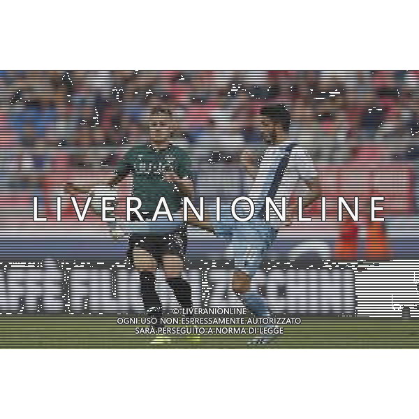 Bologna - Lazio Campionato di Calcio Serie A TIM 06/10/2019 nella foto: Romero Alconchel Luis Alberto (s.s.lazio) Svanberg Mattias (Bologna f.c.) ©Claudio Zamagni/Agenzia Aldo Liverani Romero Alconchel Luis Alberto (s.s.lazio) Svanberg Mattias (Bologna f.c.) during Italian Serie A soccer match between BOLOGNA F.C. and S.S. LAZIO at Renato Dall\'Ara Stadium in Bologna on October 06 2019 photo credit by Claudio Zamagni/Aldo Liverani Photo Agency / AGENZIA ALDO LIVERANI SAS