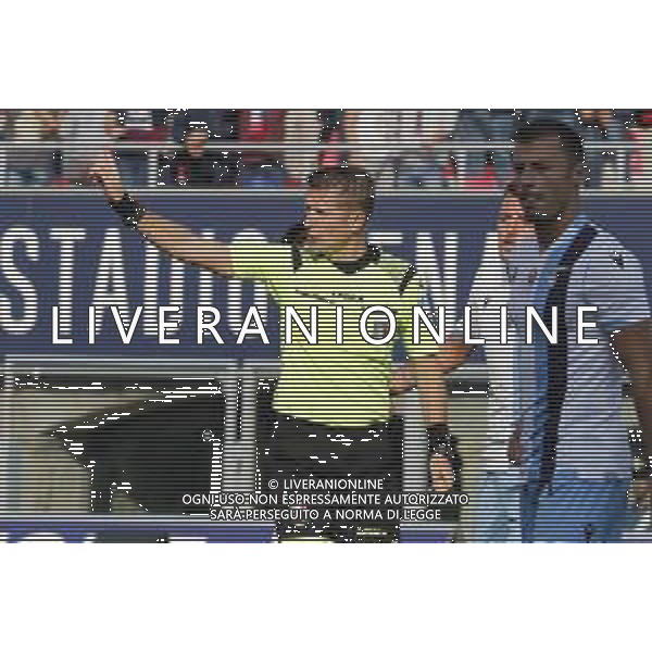 Bologna - Lazio Campionato di Calcio Serie A TIM 06/10/2019 nella foto: arbitro Daniele Orsato ©Claudio Zamagni/Agenzia Aldo Liverani referee orsato during Italian Serie A soccer match between BOLOGNA F.C. and S.S. LAZIO at Renato Dall\'Ara Stadium in Bologna on October 06 2019 photo credit by Claudio Zamagni/Aldo Liverani Photo Agency / AGENZIA ALDO LIVERANI SAS