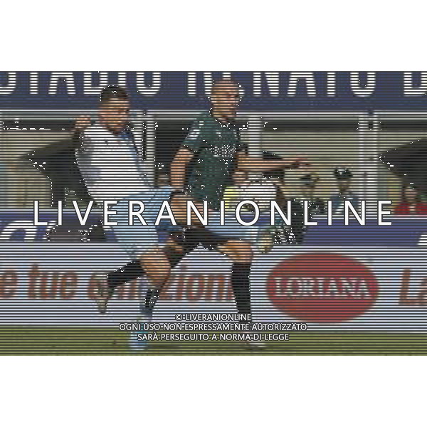 Bologna - Lazio Campionato di Calcio Serie A TIM 06/10/2019 nella foto: Acerbi Francesco (s.s.Lazio) e Rodrigo Palacio ©Claudio Zamagni/Agenzia Aldo Liverani Acerbi Francesco (s.s.Lazio) during Italian Serie A soccer match between BOLOGNA F.C. and S.S. LAZIO at Renato Dall\'Ara Stadium in Bologna on October 06 2019 photo credit by Claudio Zamagni/Aldo Liverani Photo Agency / AGENZIA ALDO LIVERANI SAS