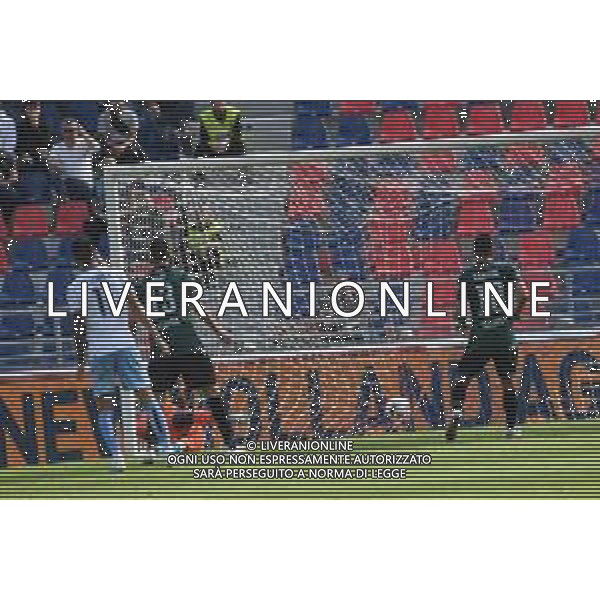 BOLOGNA - LAZIO Campionato di Calcio Serie A TIM 06.10.2019 NELLA FOTO il gol di Ciro immobile ©OPTIMAFOTO / AGENZIA ALDO LIVERANI SAS