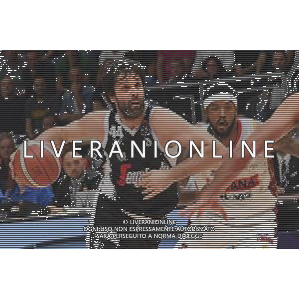 Segafredo Virtus BOLOGNA - Umana Reyer VENEZIA Campionato Lega Basket Serie A 06.10.2019 nella foto MILOS TEODOSIC e Julyan Stone ©Optimafoto / AGENZIA ALDO LIVERANI SAS