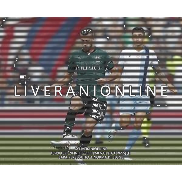 Bologna - Lazio Campionato di Calcio Serie A TIM 06/10/2019 nella foto: Bani Mattia(Bologna f.c.) Correa Carlos Joaquin (s.s.lazio) ©Claudio Zamagni/Agenzia Aldo Liverani Bani Mattia(Bologna f.c.) Correa Carlos Joaquin (s.s.lazio) during Italian Serie A soccer match between BOLOGNA F.C. and S.S. LAZIO at Renato Dall\'Ara Stadium in Bologna on October 06 2019 photo credit by Claudio Zamagni/Aldo Liverani Photo Agency/ AGENZIA ALDO LIVERANI SAS