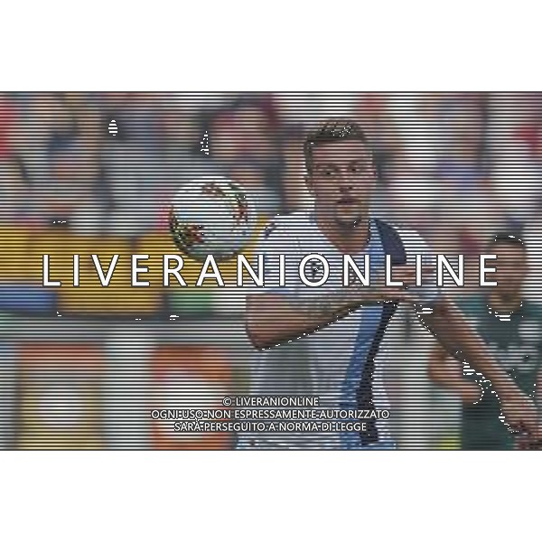 Bologna - Lazio Campionato di Calcio Serie A TIM 06/10/2019 nella foto: Milinkovic-Savic Sergej (s.s.lazio) ©Claudio Zamagni/Agenzia Aldo Liverani Milinkovic-Savic Serjei (s.s.lazio) during Italian Serie A soccer match between BOLOGNA F.C. and S.S. LAZIO at Renato Dall\'Ara Stadium in Bologna on October 06 2019 photo credit by Claudio Zamagni/Aldo Liverani Photo Agency/ AGENZIA ALDO LIVERANI SAS