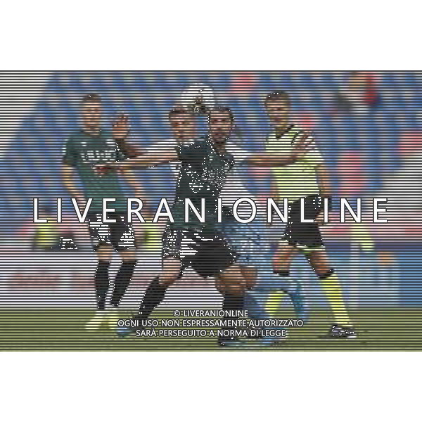 Bologna - Lazio Campionato di Calcio Serie A TIM 06/10/2019 nella foto: Poli Andrea (Bologna f.c.)) Milinkovic-Savic Sergej (s.s.lazio) ©Claudio Zamagni/Agenzia Aldo Liverani Poli Andrea (Bologna f.c.)Milinkovic-Savic Serjei (s.s.lazio) during Italian Serie A soccer match between BOLOGNA F.C. and S.S. LAZIO at Renato Dall\'Ara Stadium in Bologna on October 06 2019 photo credit by Claudio Zamagni/Aldo Liverani Photo Agency/ AGENZIA ALDO LIVERANI SAS