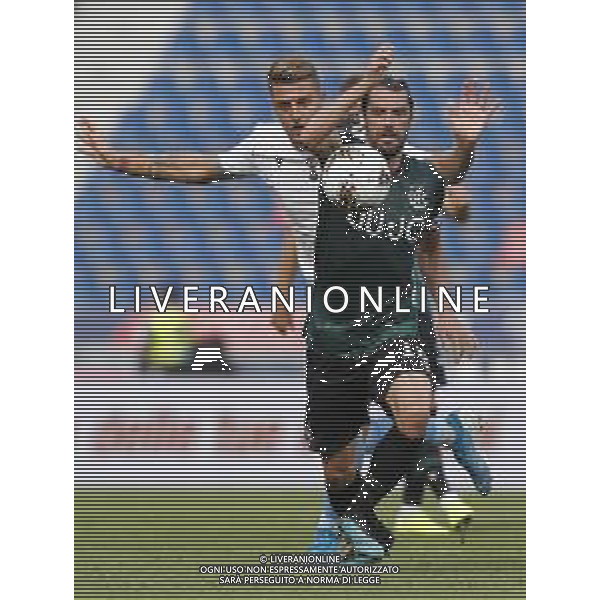 Bologna - Lazio Campionato di Calcio Serie A TIM 06/10/2019 nella foto: Poli Andrea (Bologna f.c.) Milinkovic-Savic Sergej (s.s.lazio) ©Claudio Zamagni/Agenzia Aldo Liverani Poli Andrea (Bologna f.c.)Milinkovic-Savic Serjei (s.s.lazio) during Italian Serie A soccer match between BOLOGNA F.C. and S.S. LAZIO at Renato Dall\'Ara Stadium in Bologna on October 06 2019 photo credit by Claudio Zamagni/Aldo Liverani Photo Agency/ AGENZIA ALDO LIVERANI SAS
