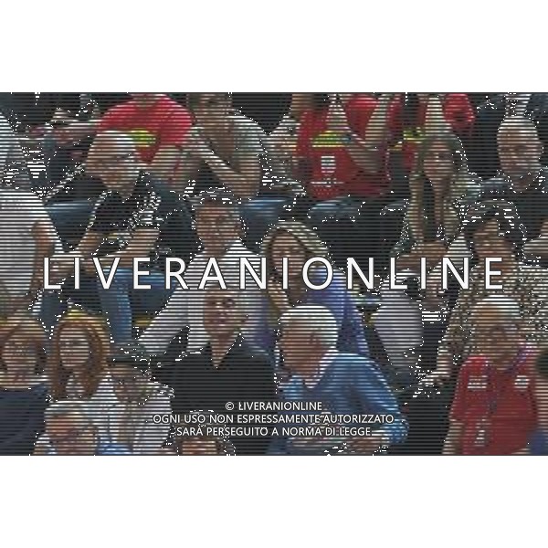 IMOLA 06 10 2019 LE NATURELLE-MONTEGRANARO SERIE A2 NELLA FOTO CAMICIA BIANCHA SENATORE DANIELE MANCA E MAGLIA VIOLA NUOTATRICE OLIMPIONICA ALESSI POLIERI DI IMOLA ©SANNA / AGENZIA ALDO LIVERANI SAS
