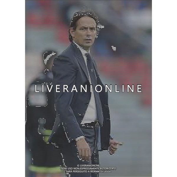 Bologna - Lazio Campionato di Calcio Serie A TIM 06/10/2019 nella foto: Coach Inzaghi Simone (s.s.lazio) ©Claudio Zamagni/Agenzia Aldo Liverani Coach Inzaghi Simone (s.s.lazio) during Italian Serie A soccer match between BOLOGNA F.C. and S.S. LAZIO at Renato Dall\'Ara Stadium in Bologna on October 06 2019 photo credit by Claudio Zamagni/Aldo Liverani Photo Agency/ AGENZIA ALDO LIVERANI SAS