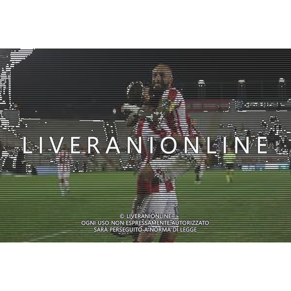 VICENZA - CESENA CAMPIONATO CALCIO SERIE C 07.10.2019 NELLA FOTO ESULTANZA DOPO IL GOL SU RIGORE DI STEFANO GIACOMELLI ©GARBUIO / AGENZIA ALDO LIVERANI SAS