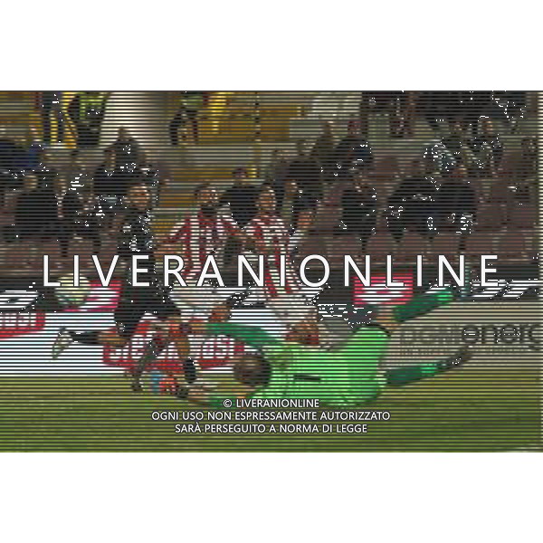 VICENZA - CESENA CAMPIONATO CALCIO SERIE C 07.10.2019 NELLA FOTO LA PARATA DI FEDERICO AGLIARDI ©GARBUIO / AGENZIA ALDO LIVERANI SAS