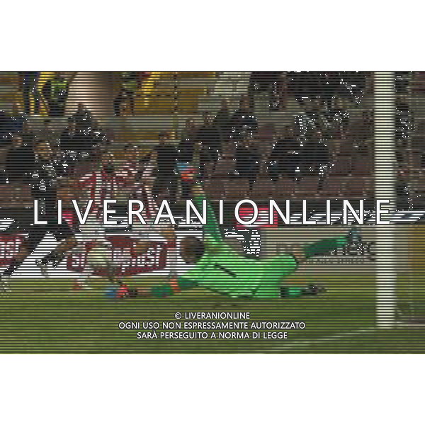 VICENZA - CESENA CAMPIONATO CALCIO SERIE C 07.10.2019 NELLA FOTO LA PARATA DI FEDERICO AGLIARDI ©GARBUIO / AGENZIA ALDO LIVERANI SAS