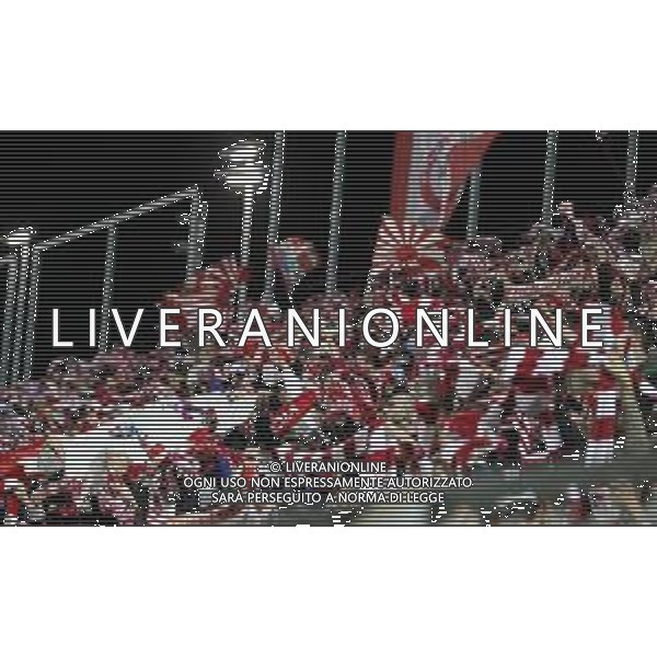 VICENZA - CESENA CAMPIONATO CALCIO SERIE C 07.10.2019 NELLA FOTO L\'ESULTANZA DEI TIFOSI DEL VICENZA A FINE GARA ©GARBUIO / AGENZIA ALDO LIVERANI SAS