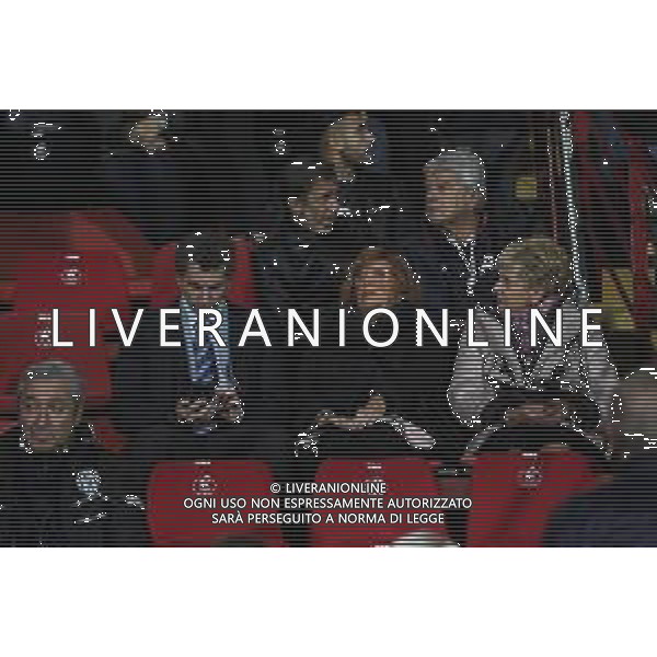 VICENZA - CESENA CAMPIONATO CALCIO SERIE C 07.10.2019 NELLA FOTO INES CROSARA MOGLIE DI AZEGLIO VICINI, IN TRIBUNA ©GARBUIO / AGENZIA ALDO LIVERANI SAS