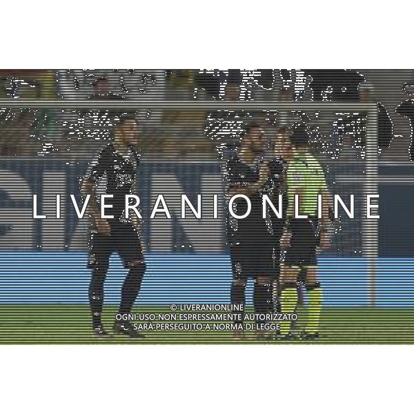 VICENZA - CESENA CAMPIONATO CALCIO SERIE C 07.10.2019 NELLA FOTO LE PROTESTE DEI GIOCATORI DEL CESENA A FINE GARA CON L\'ARBITRO ©GARBUIO / AGENZIA ALDO LIVERANI SAS
