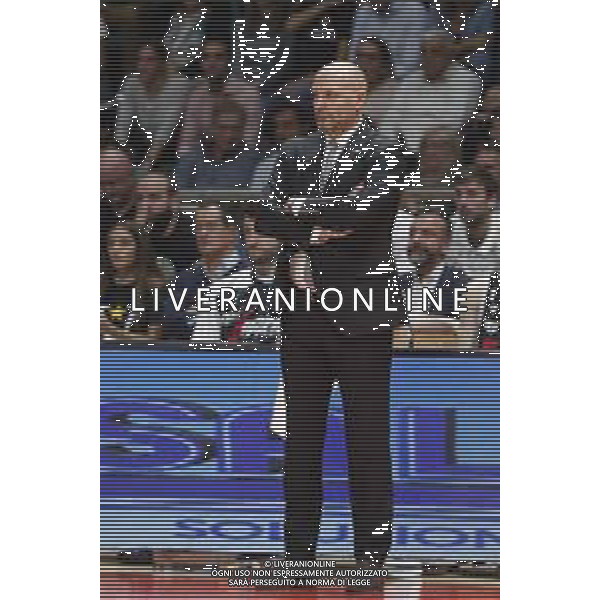 Segafredo Virtus Bologna vs Umana Reyer Venezia Campionato di Basket Serie A 06/10/2019 nella foto: Coach ALEXANDAR DJORDJEVIC(Segafredo Virtus Bologna) ©Claudio Zamagni/Agenzia Aldo Liverani Coach ALEXANDAR DJORDJEVIC(Segafredo Virtus Bologna) during Italian Serie A Basketball match between Segafredo Virtus Bologna and Umana Reyer Venezia at PalaDozza in Bologna on October 06 2019 photo credit by Claudio Zamagni/Aldo Liverani Photo Agency / AGENZIA ALDO LIVERANI SAS
